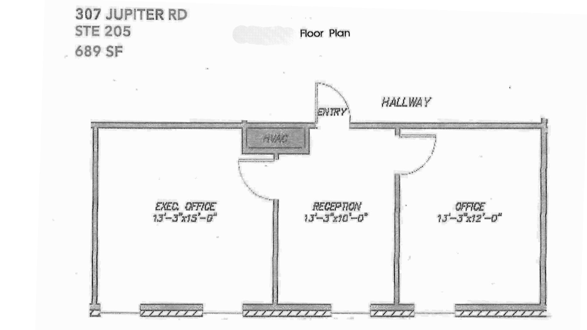307 S Jupiter Rd, Allen, TX for lease Floor Plan- Image 1 of 2