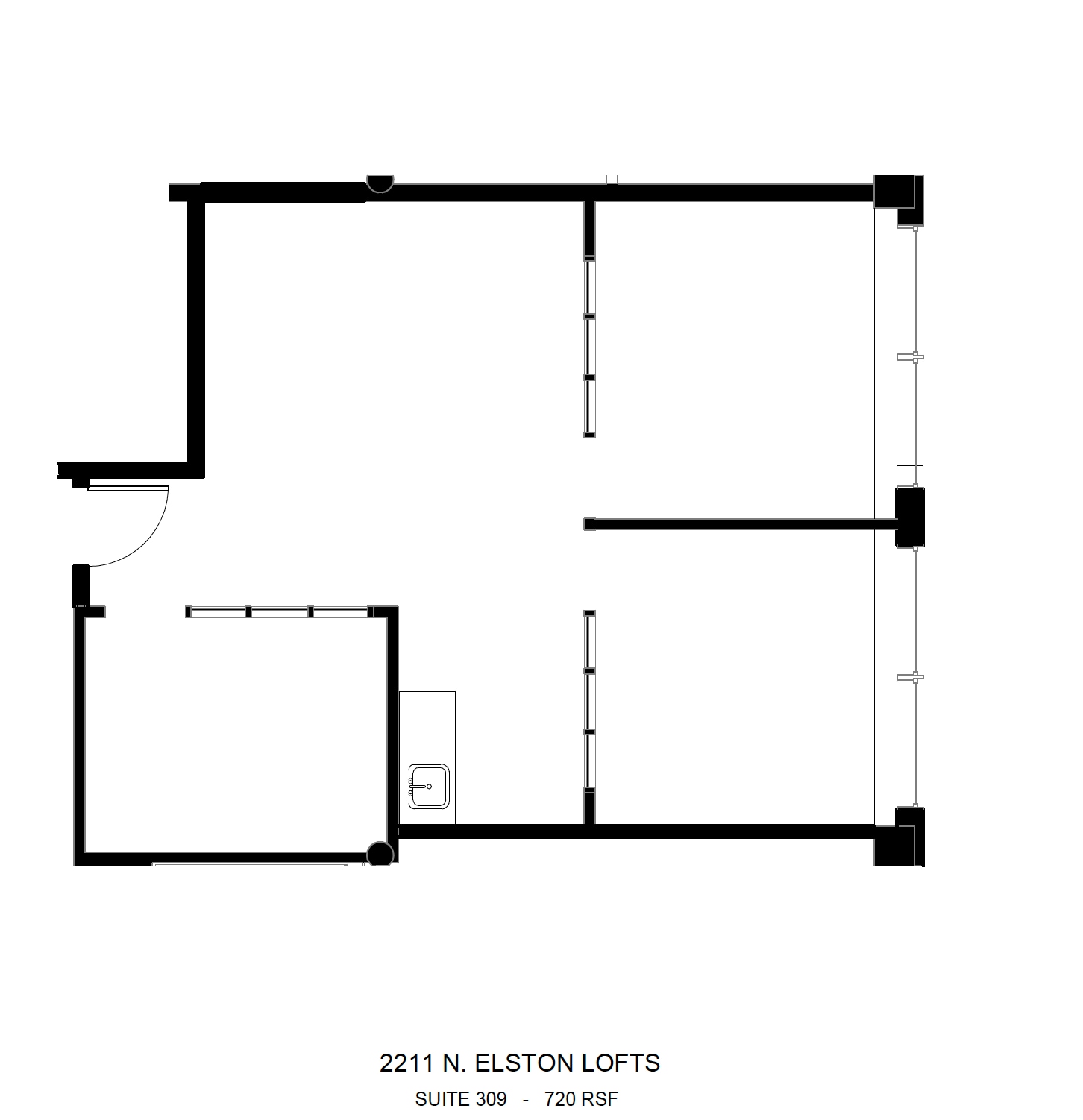 2211 N Elston Ave, Chicago, IL for lease Floor Plan- Image 1 of 7