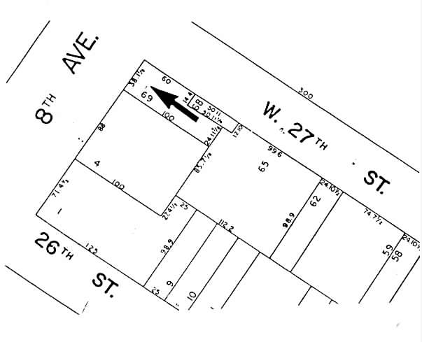 336-338 Eighth Ave, New York, NY for lease - Plat Map - Image 2 of 5