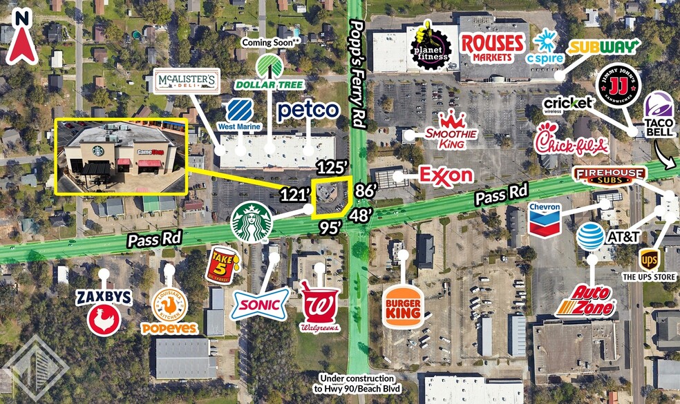 2404 Pass Rd, Biloxi, MS for lease - Building Photo - Image 2 of 10