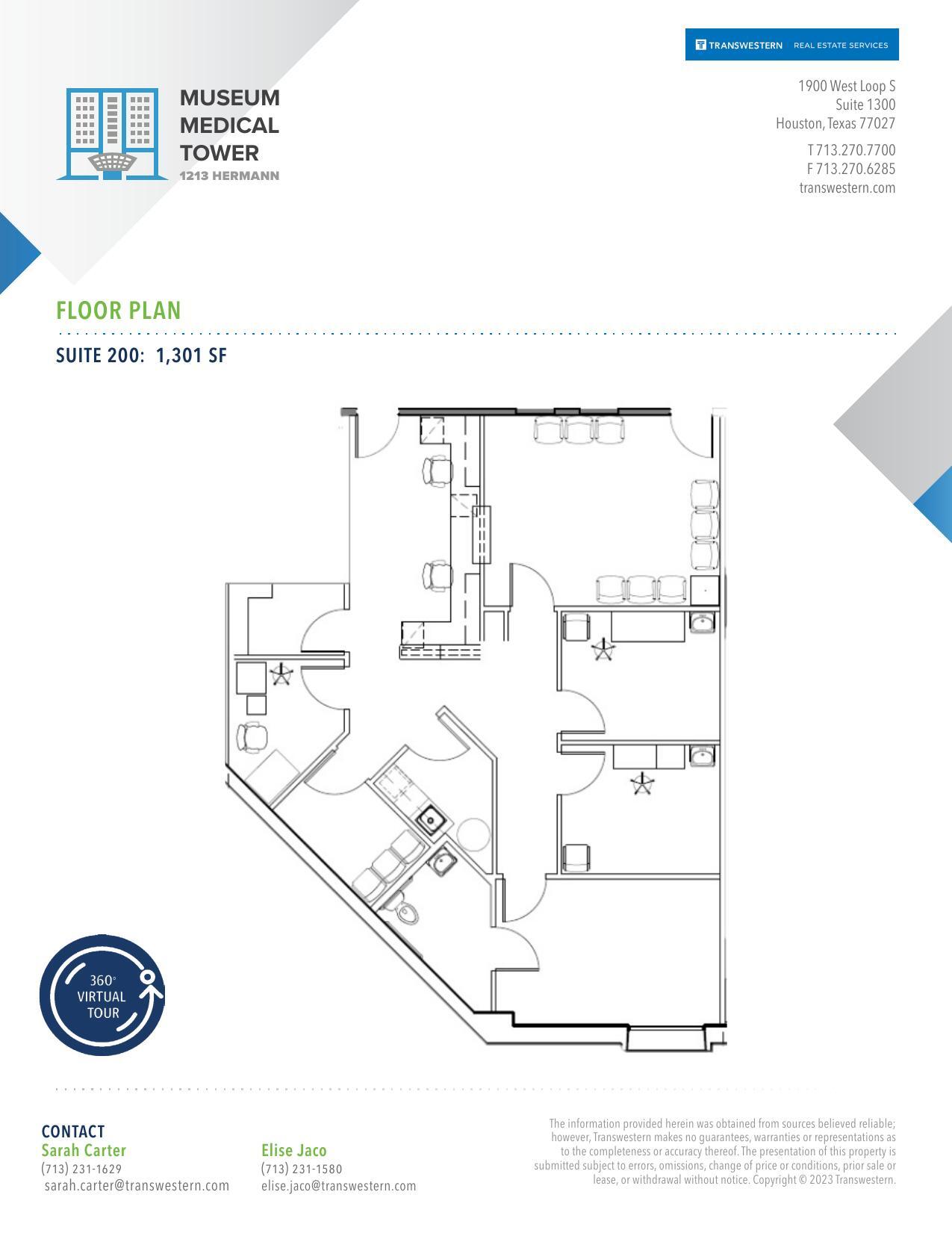 1213 Hermann Dr, Houston, TX for lease Floor Plan- Image 1 of 1