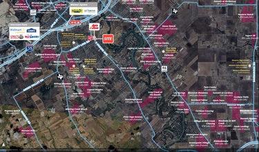 Pecan Crossing Pad Site, New Braunfels, TX - AERIAL  map view