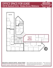 3101 N Hemlock Cir, Broken Arrow, OK for lease Floor Plan- Image 2 of 2