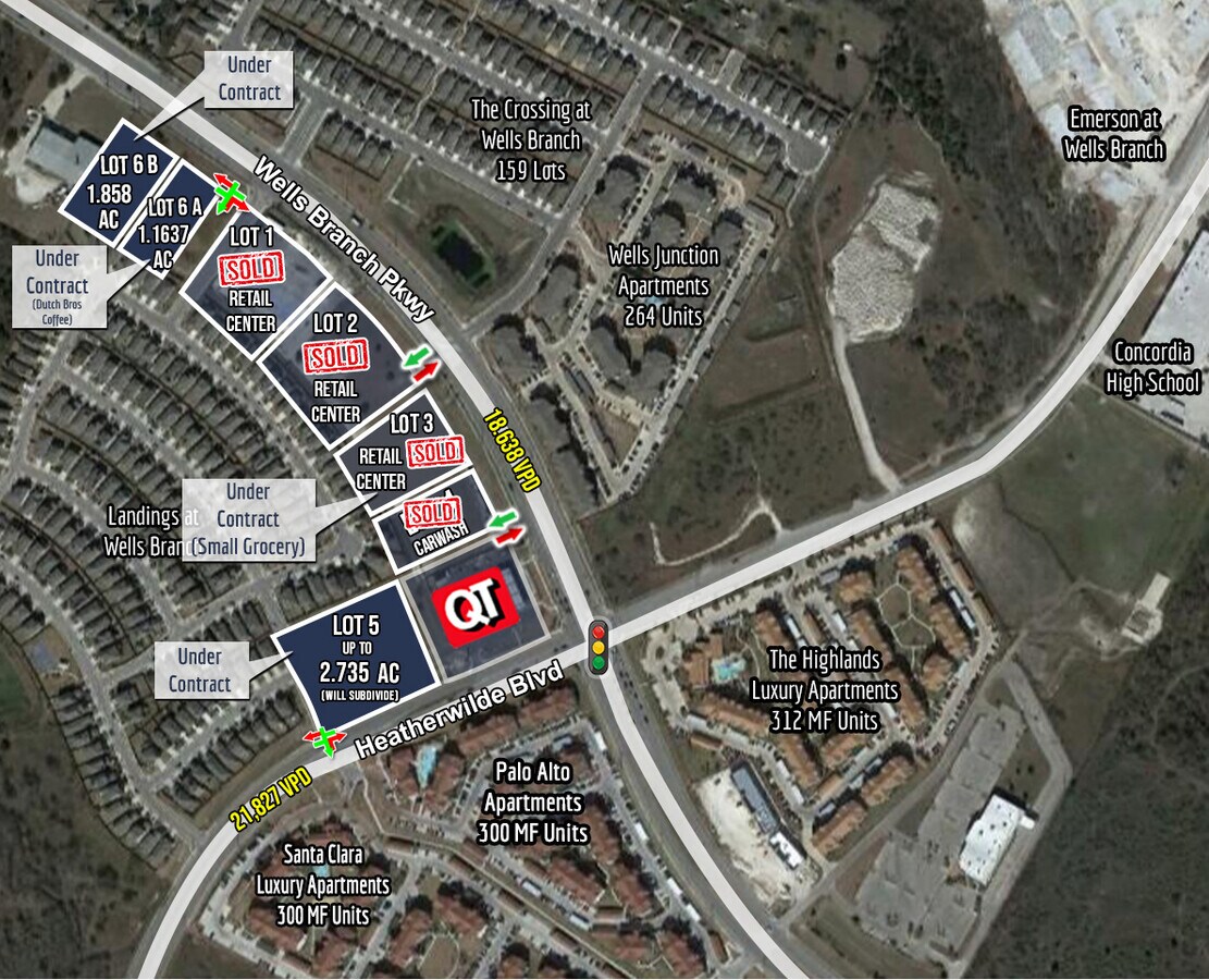 SWQ Wells Branch Pkwy & Heatherwilde Blvd, Pflugerville, TX 78660