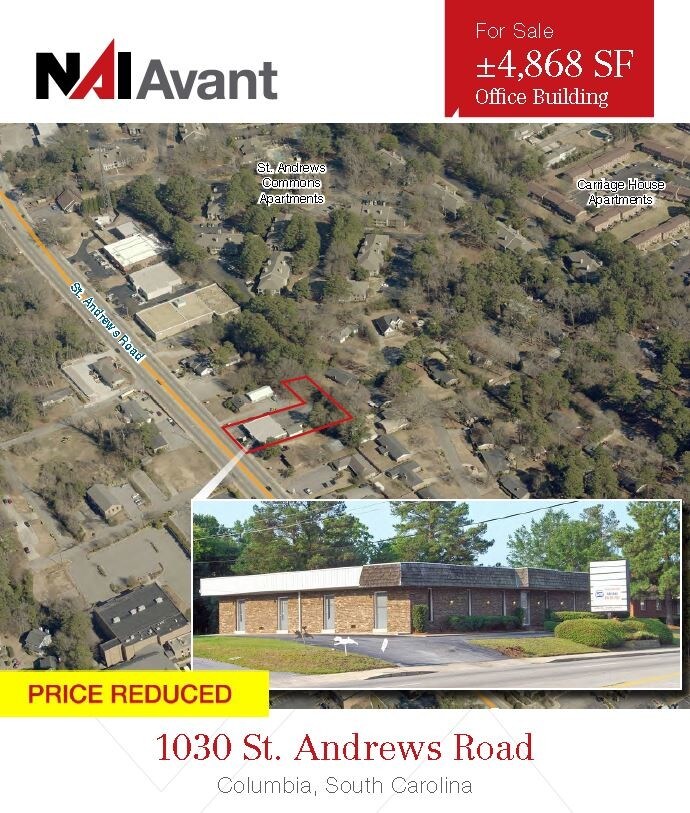 1030 St Andrews Rd, Columbia, SC for sale Aerial- Image 1 of 1