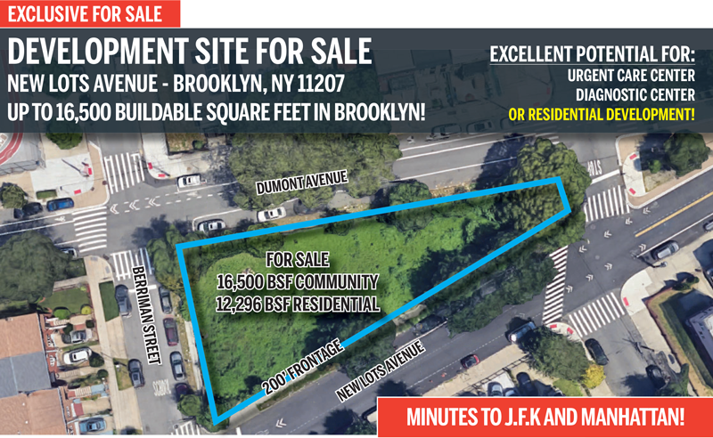 New Lots Ave, Brooklyn, NY for sale - Building Photo - Image 1 of 5