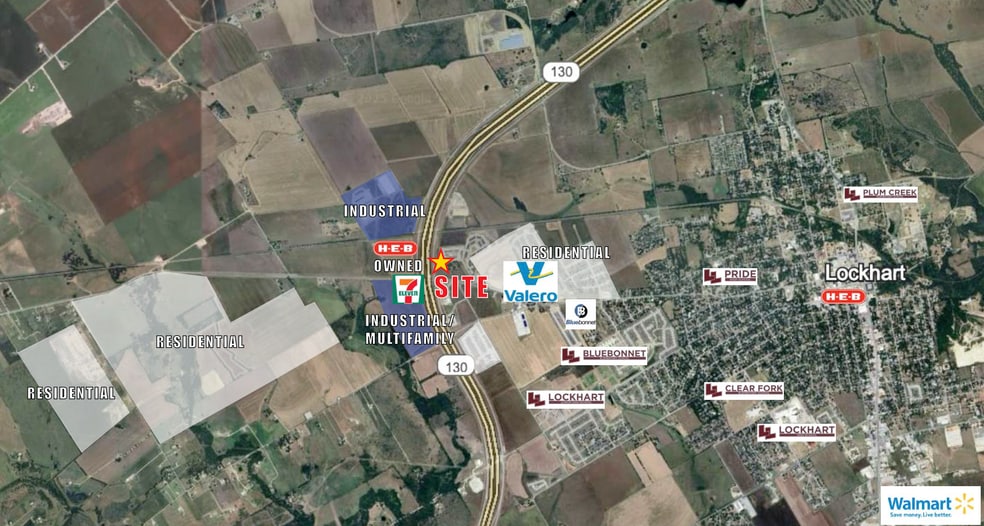 Lockhart Pad Site, Lockhart, TX for sale - Aerial - Image 3 of 4