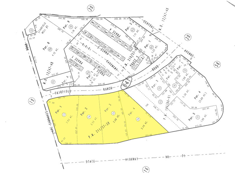 15325 Fairfield Ranch Rd, Chino Hills, CA for lease - Plat Map - Image 3 of 13