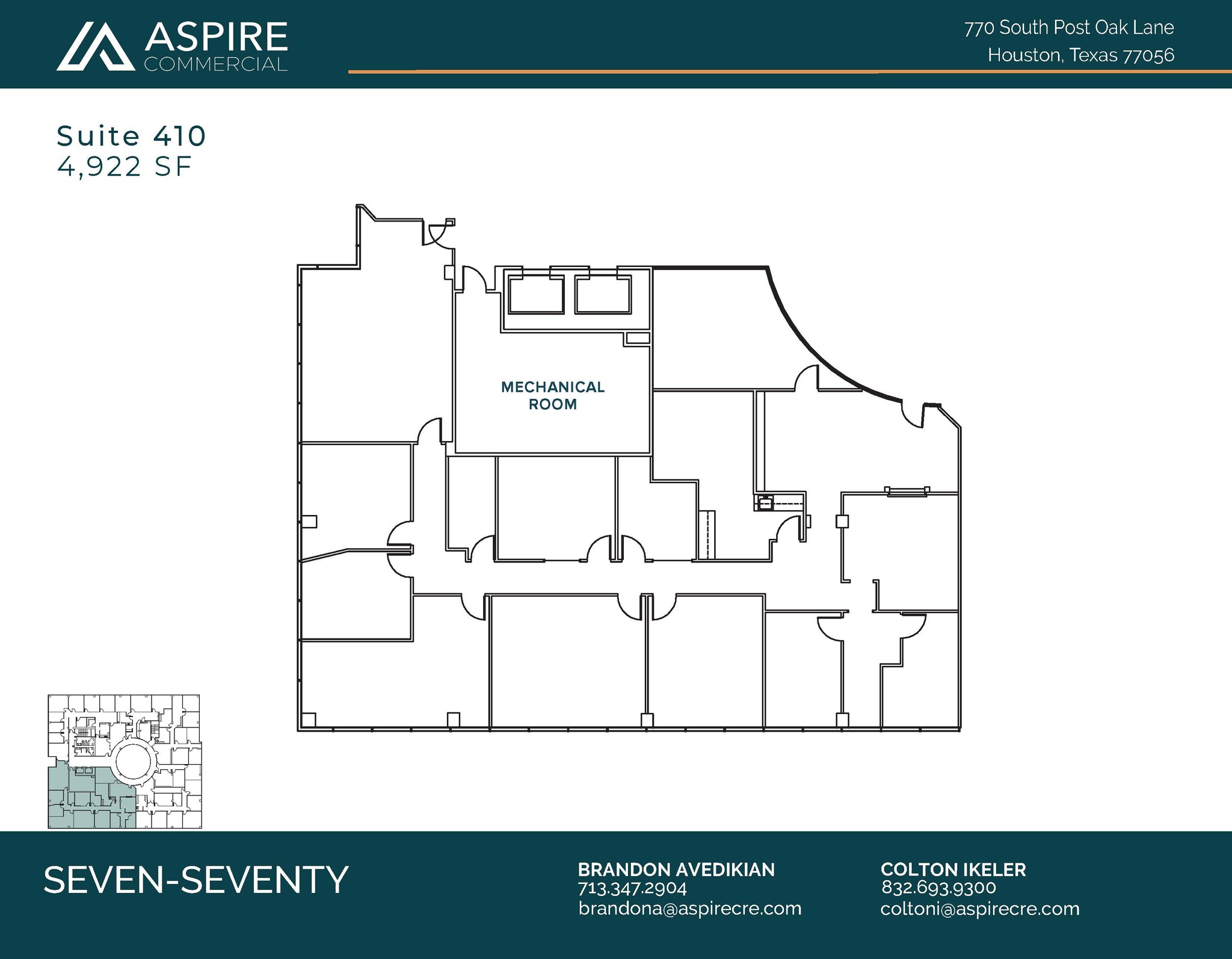 770 S Post Oak Ln, Houston, TX for lease Floor Plan- Image 1 of 3