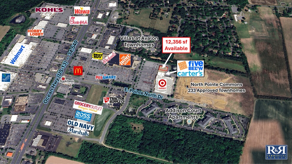 127 E North Pointe Dr, Salisbury, MD for lease - Aerial - Image 3 of 6