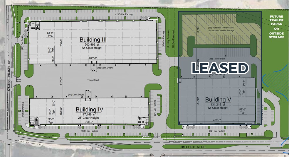NEC Jim Christal Rd & Masch Branch Rd, Denton, TX for lease - Site Plan - Image 3 of 3