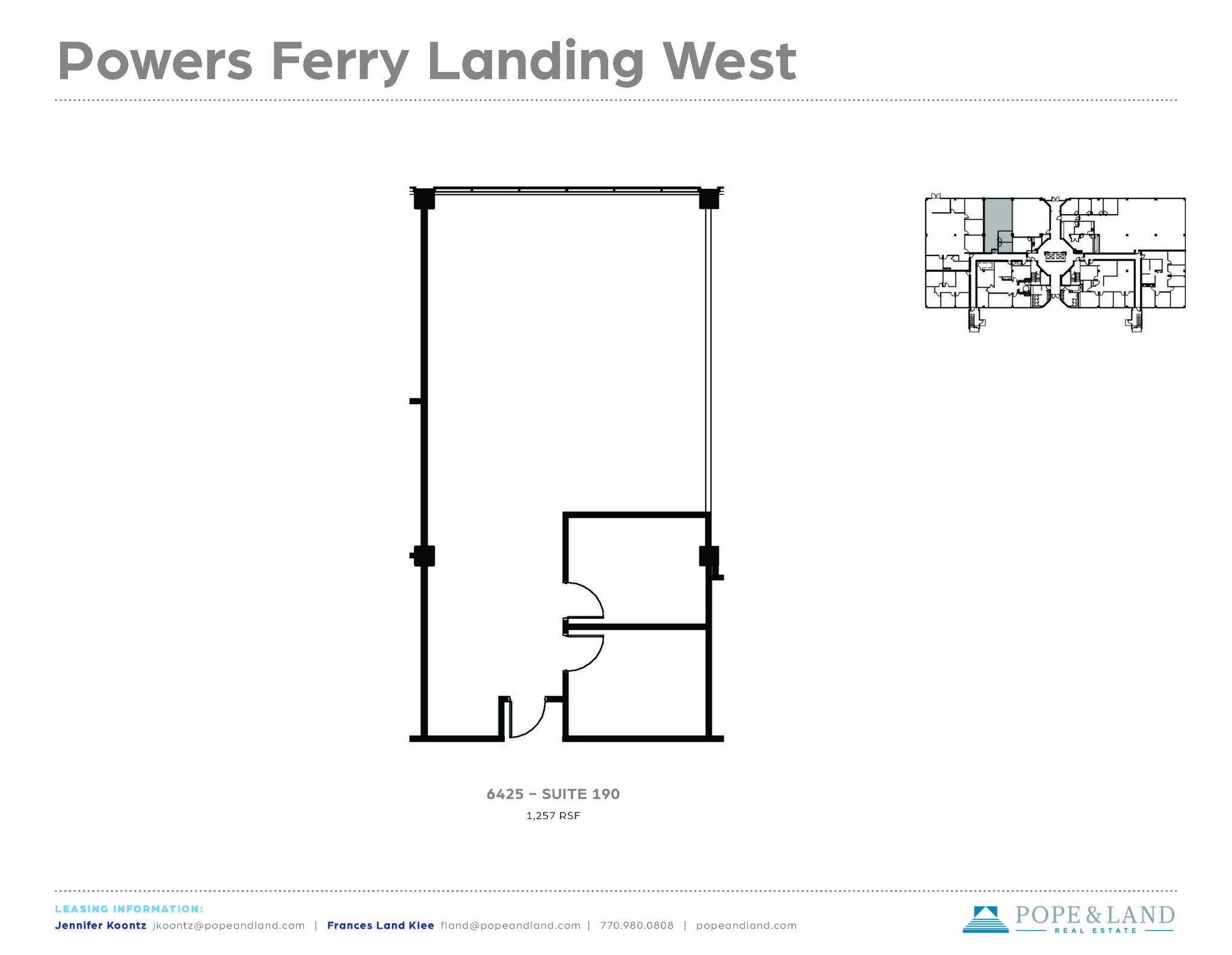 6445 Powers Ferry Rd NW, Atlanta, GA for lease Floor Plan- Image 1 of 1