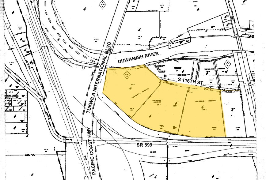 3225 S 116th St, Tukwila, WA for sale - Plat Map - Image 1 of 1