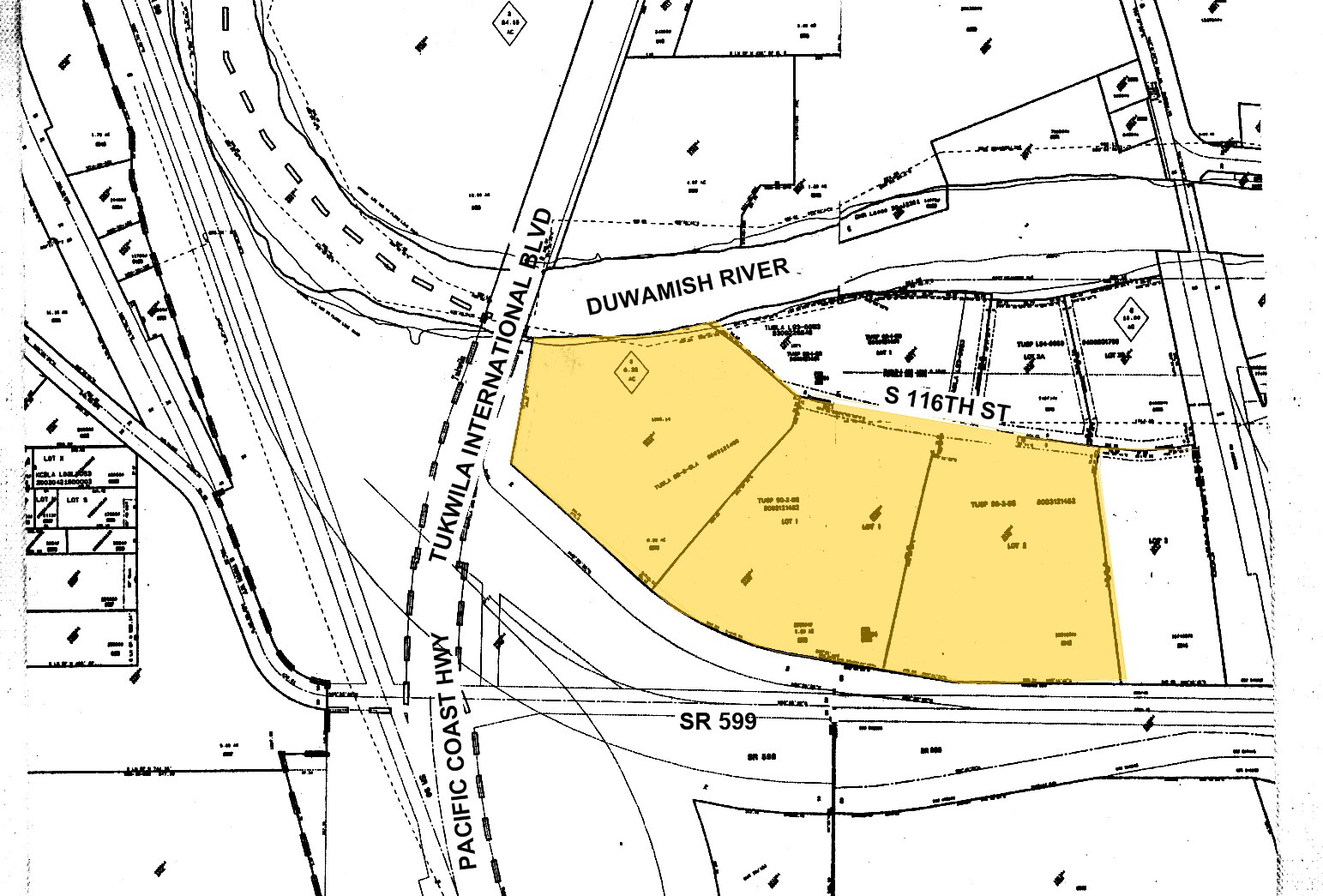 3225 S 116th St, Tukwila, WA for sale Plat Map- Image 1 of 1