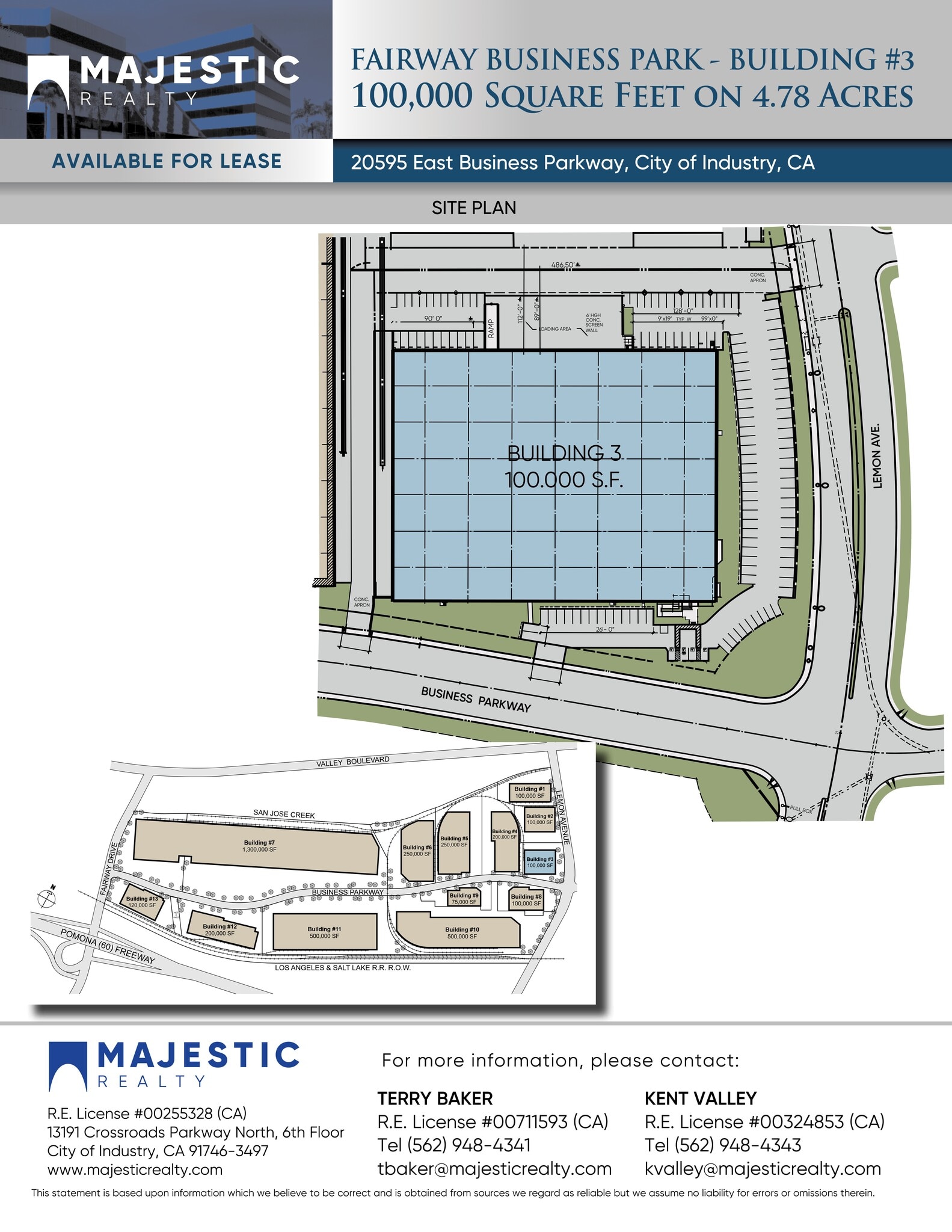 20595 Business Pky, Walnut, CA for lease Site Plan- Image 1 of 1