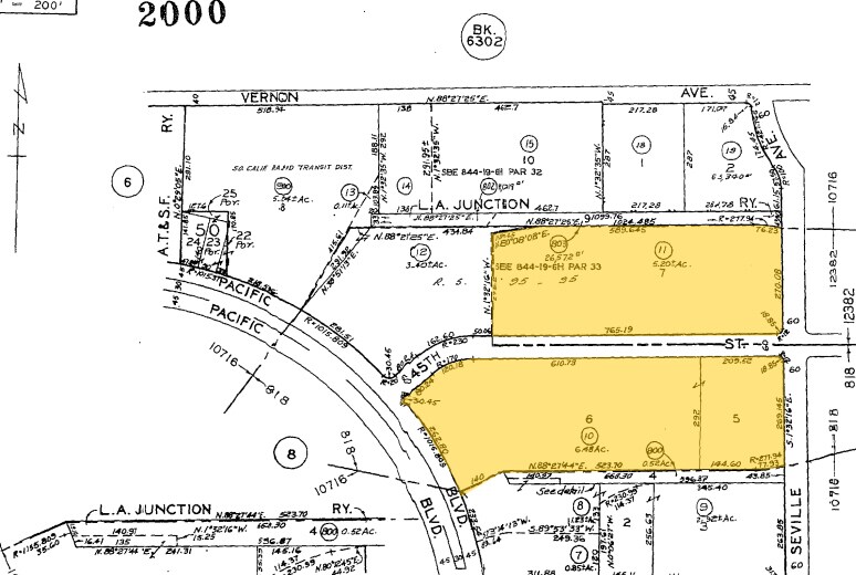 2640 E 45th St, Vernon, CA for lease - Plat Map - Image 2 of 3