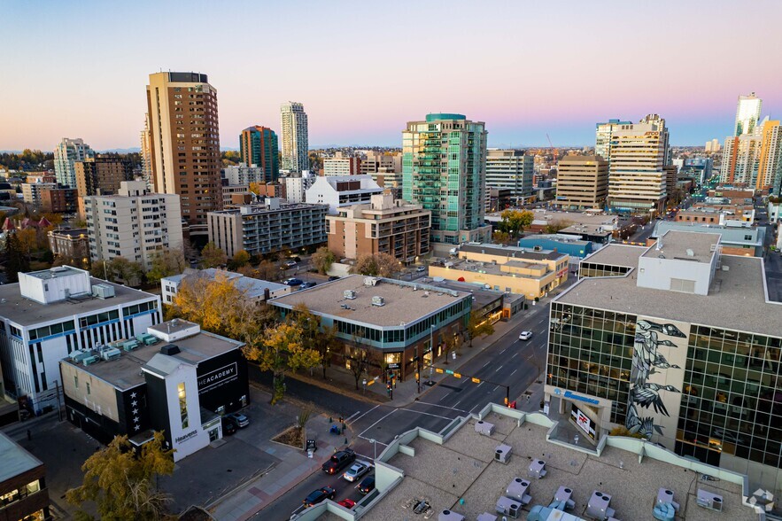 701 11th Ave SW, Calgary, AB for lease - Aerial - Image 3 of 4