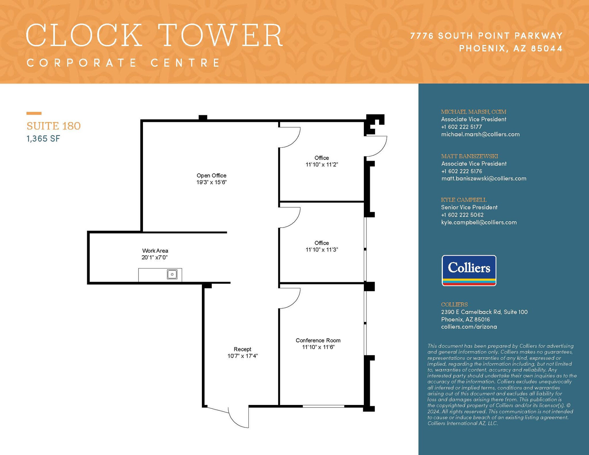 7776 S Pointe Pky W, Phoenix, AZ for lease Floor Plan- Image 1 of 1