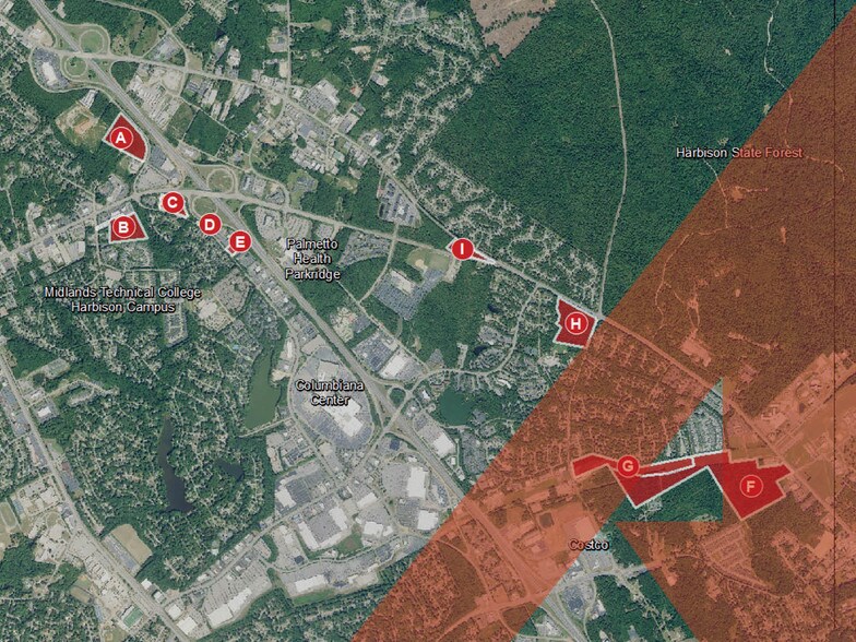 Piney Woods Rd, Columbia, SC for sale - Aerial - Image 1 of 2