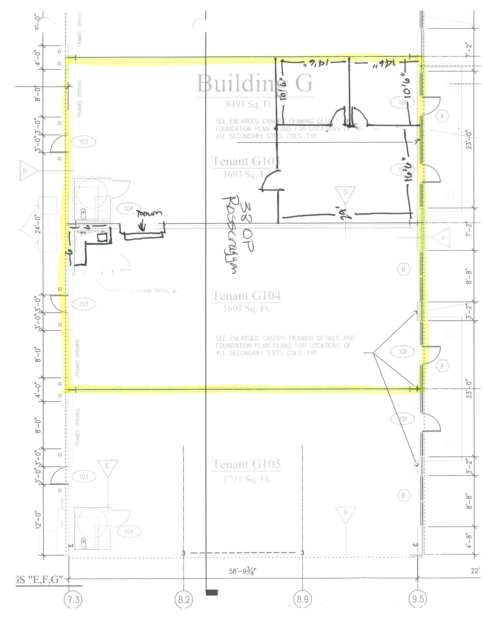 36-38 Rosscraggon Rd, Asheville, NC for lease Floor Plan- Image 1 of 11