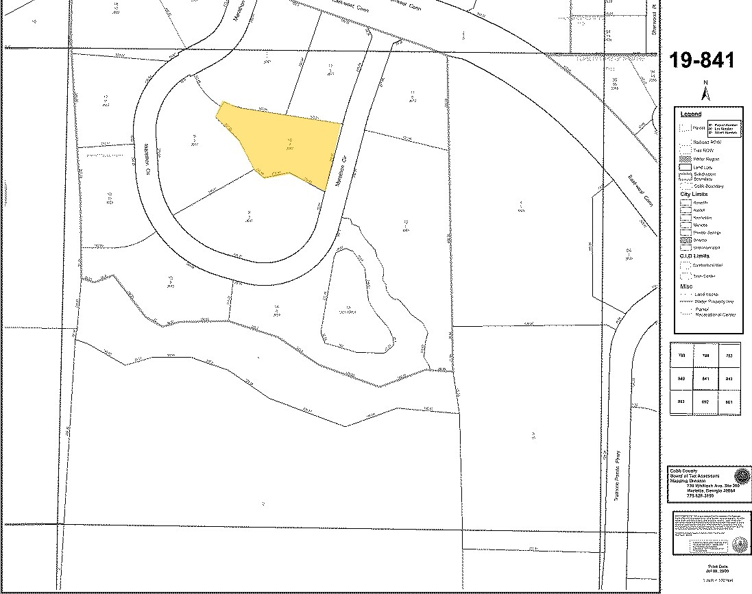 3667 Marathon Cir, Austell, GA for sale Plat Map- Image 1 of 1