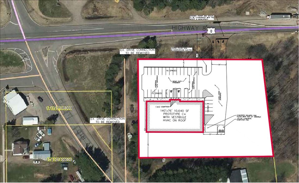 581 Us Highway 8, Prentice, WI for sale - Building Photo - Image 2 of 3