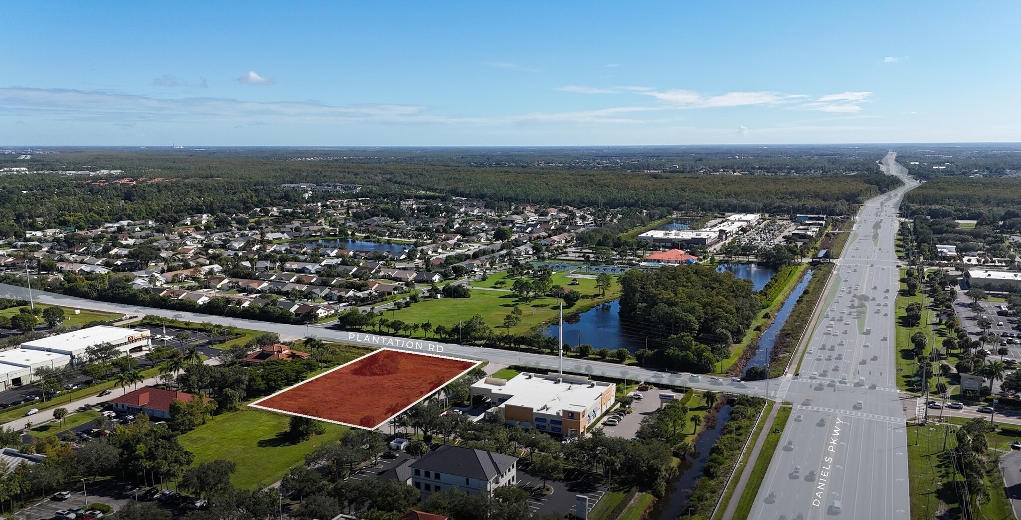 NW Plantation Rd, Fort Myers, FL for sale Aerial- Image 1 of 2