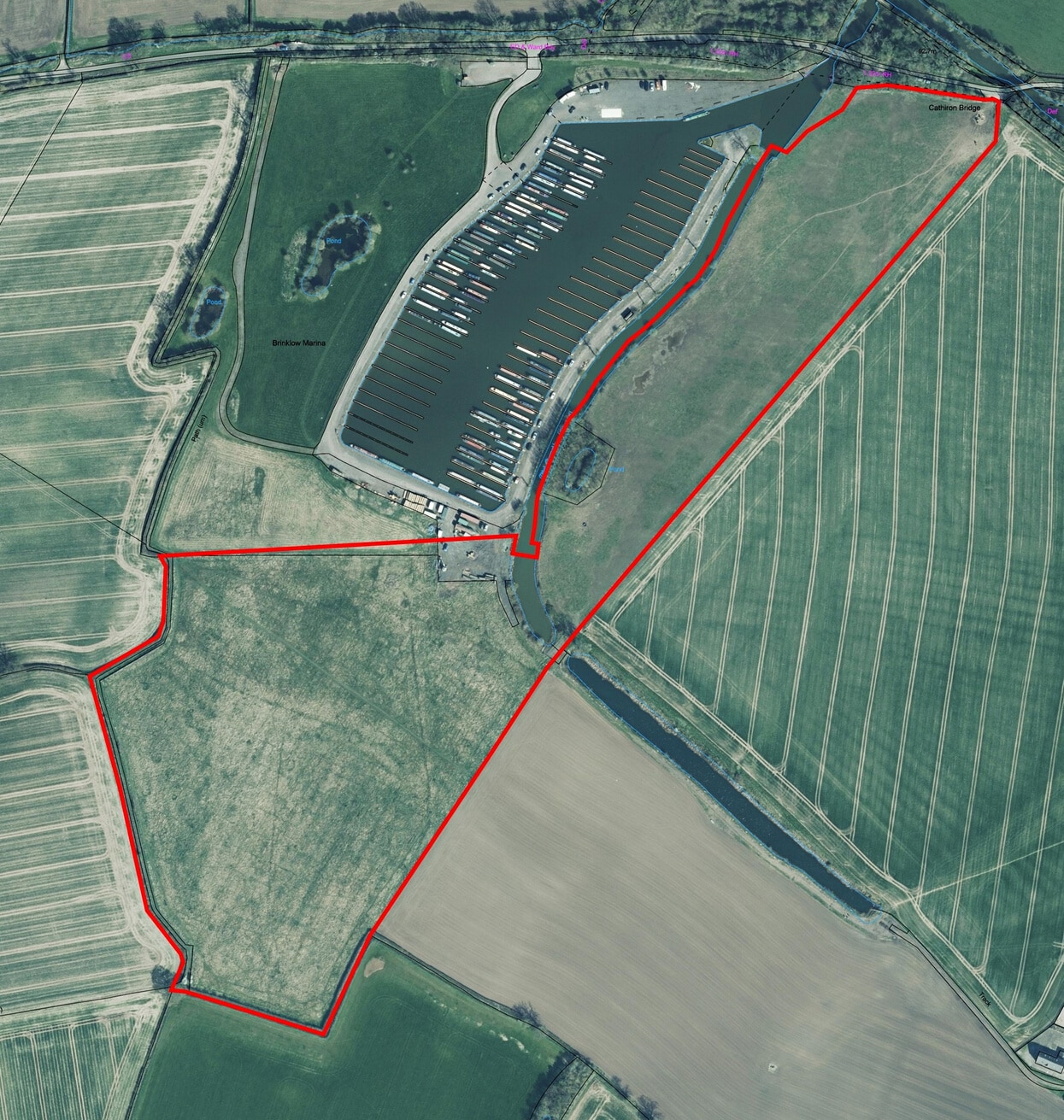 Cathiron Ln, Rugby for sale Aerial- Image 1 of 1