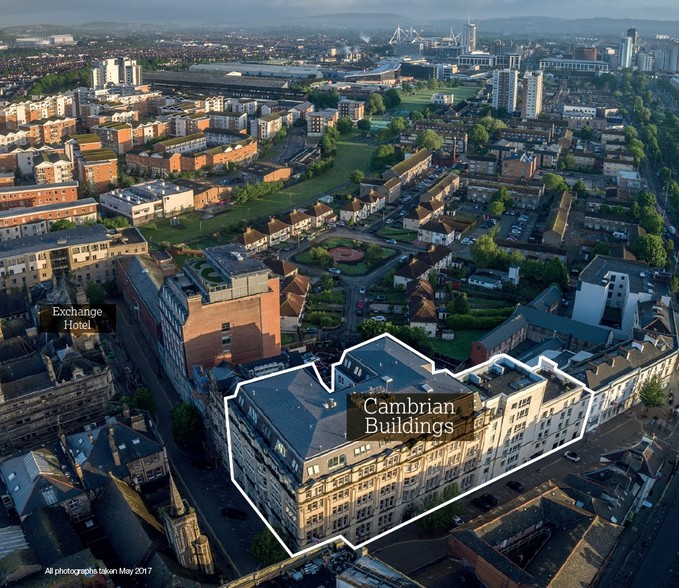 Mount Stuart Sq, Cardiff for lease - Aerial - Image 2 of 2