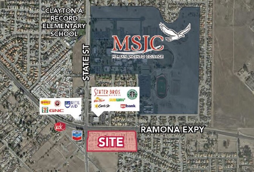 SEC W Ramona Expressway at State Street, San Jacinto, CA for lease - Building Photo - Image 1 of 2