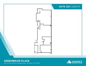 650 N Sam Houston Pky E, Houston, TX for lease Floor Plan- Image 1 of 1