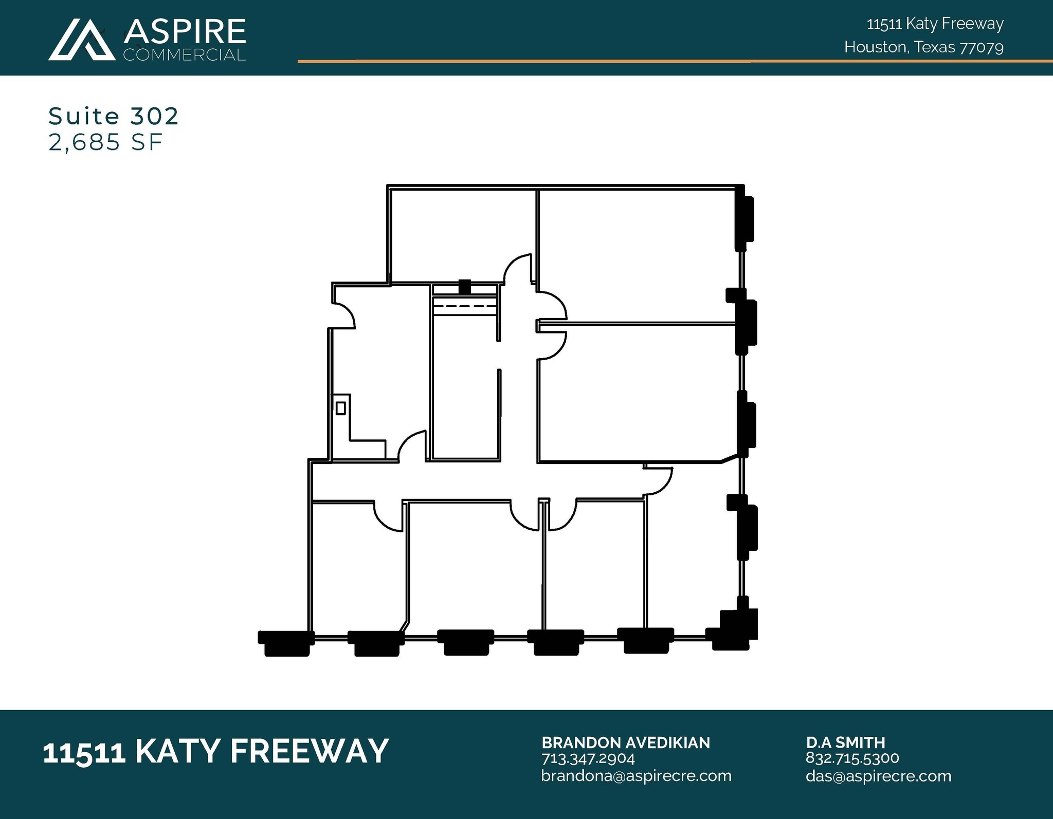 11511 Katy Fwy, Houston, TX for lease Floor Plan- Image 1 of 1