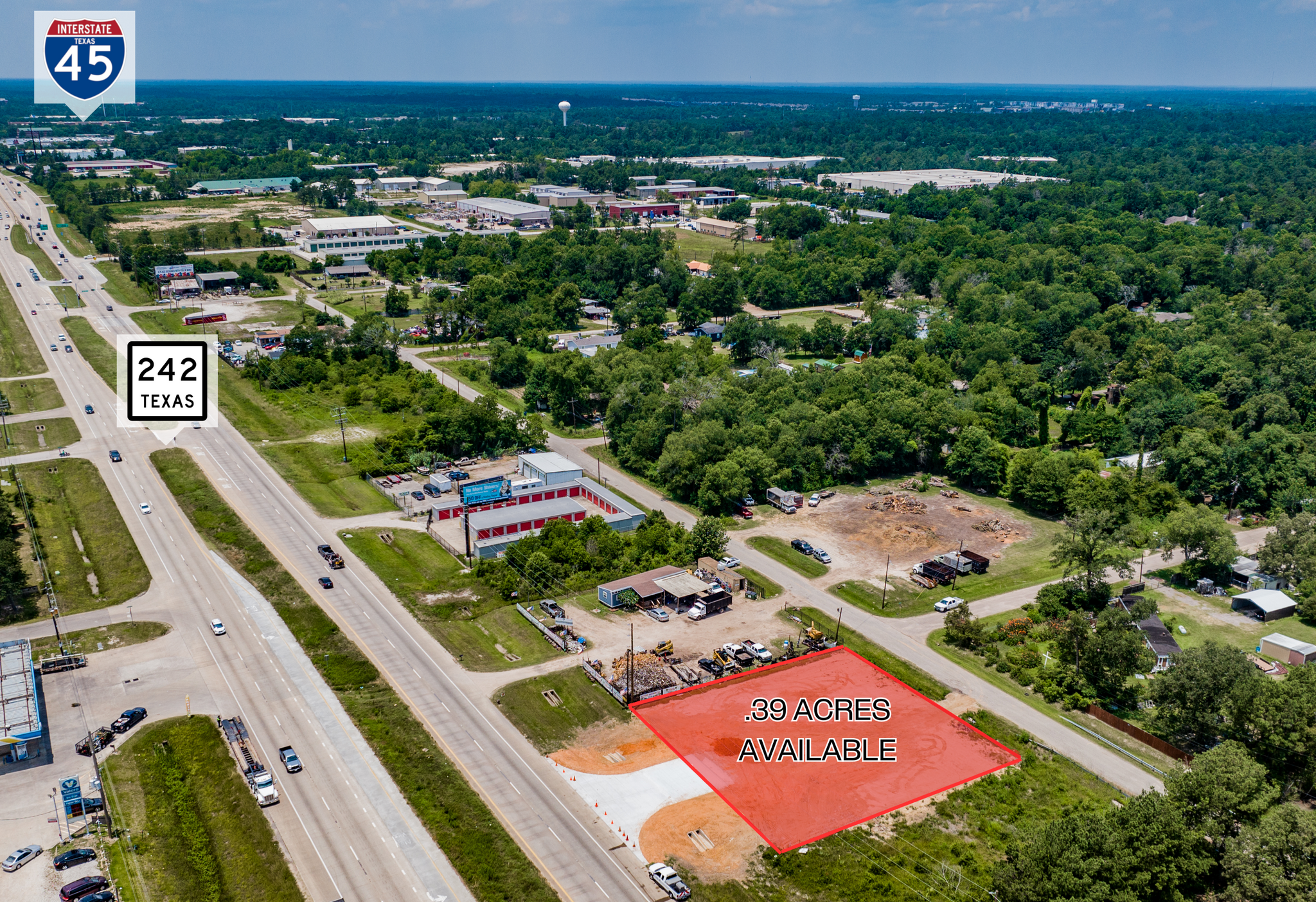 9181 Highway 242, Conroe, TX for lease Aerial- Image 1 of 8