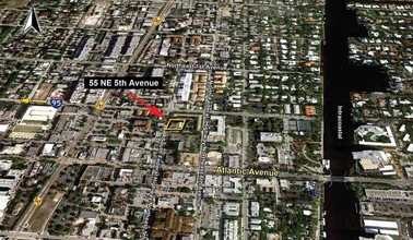 55 NE 5th Ave, Delray Beach, FL - aerial  map view