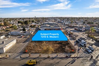 7210 S Western Ave, Los Angeles, CA - AERIAL map view - Image1
