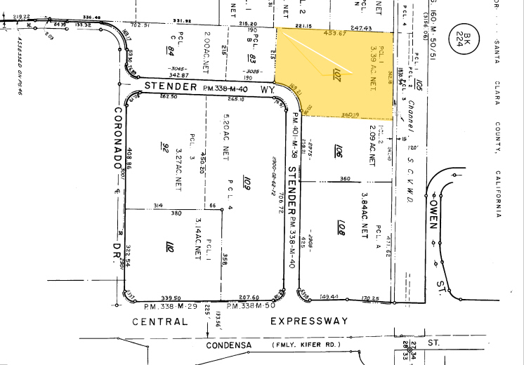 3001 Stender Way, Santa Clara, CA for lease - Plat Map - Image 2 of 3