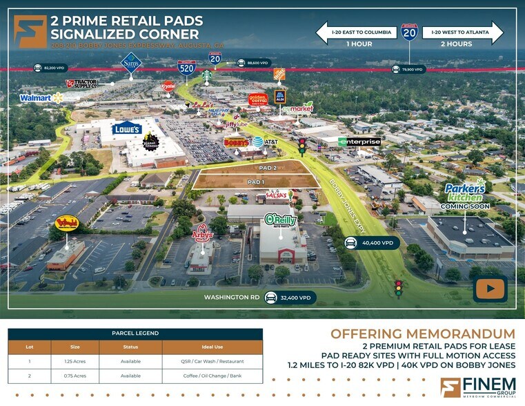 210 Bobby Jones Expy, Augusta, GA for lease - Primary Photo - Image 1 of 21