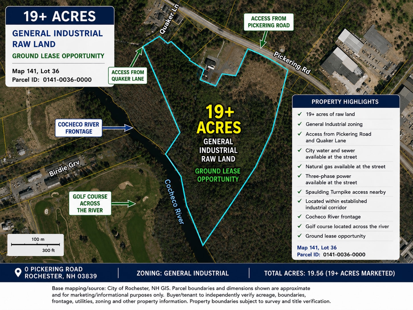 Pickering Rd, Rochester, NH for lease Aerial- Image 1 of 7