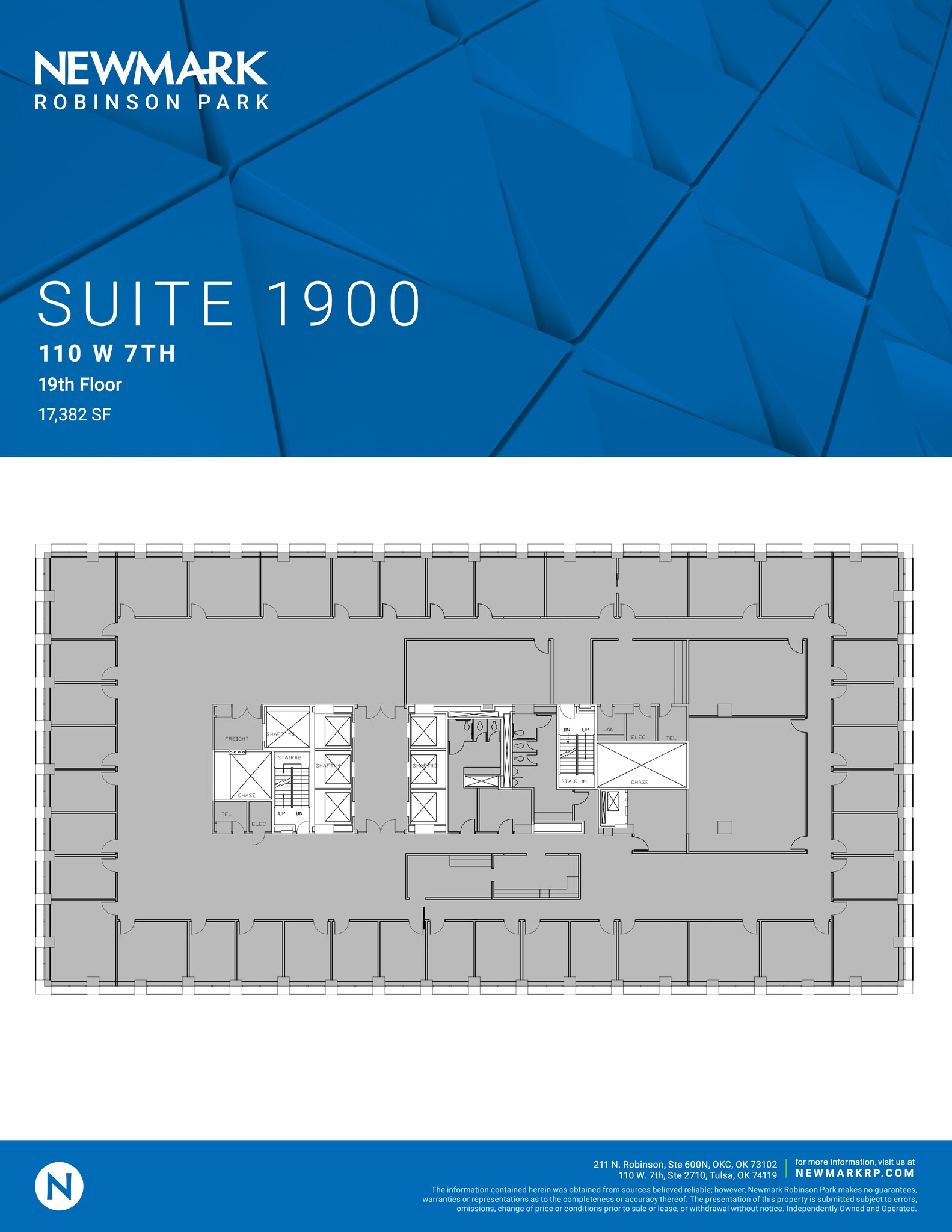 110 W 7th St S, Tulsa, OK for lease Site Plan- Image 1 of 1