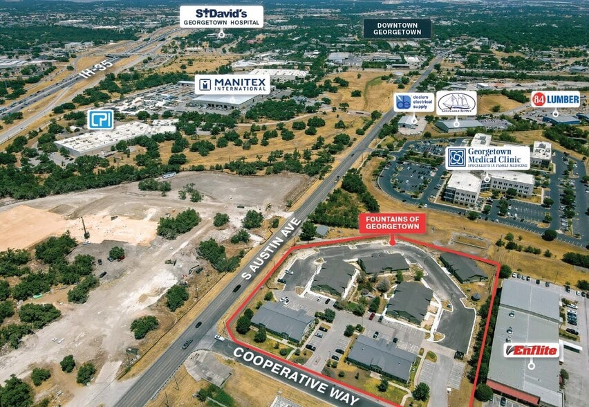 101 W Cooperative Way, Georgetown, TX for lease - Building Photo - Image 2 of 7