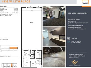 1430-1454 W 12th Pl, Tempe, AZ for lease Floor Plan- Image 1 of 13