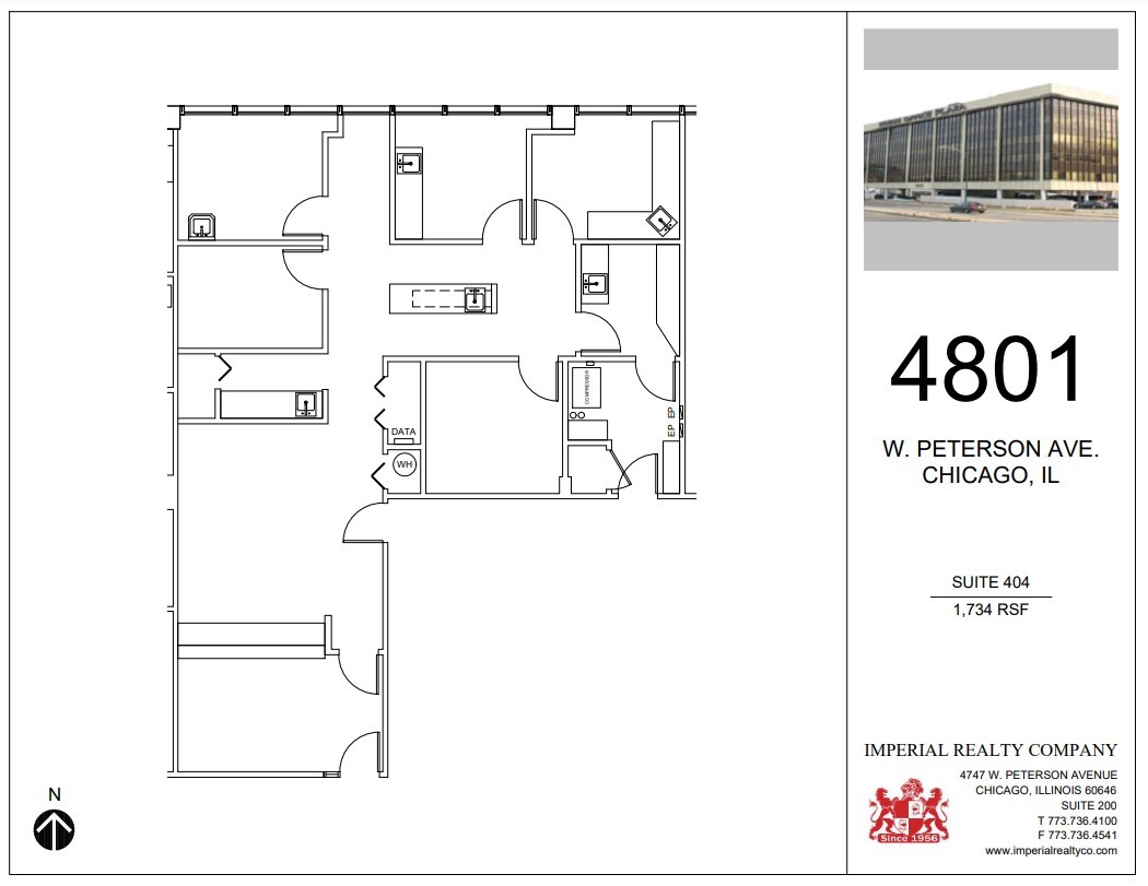 4801 W Peterson Ave, Chicago, IL for lease Floor Plan- Image 1 of 10