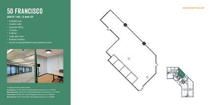1700 Montgomery St, San Francisco, CA for lease Floor Plan- Image 1 of 1
