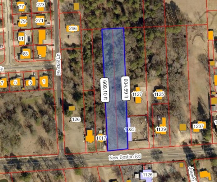 1019-1021 New Boston Rd, Nash, TX for sale - Aerial - Image 1 of 1