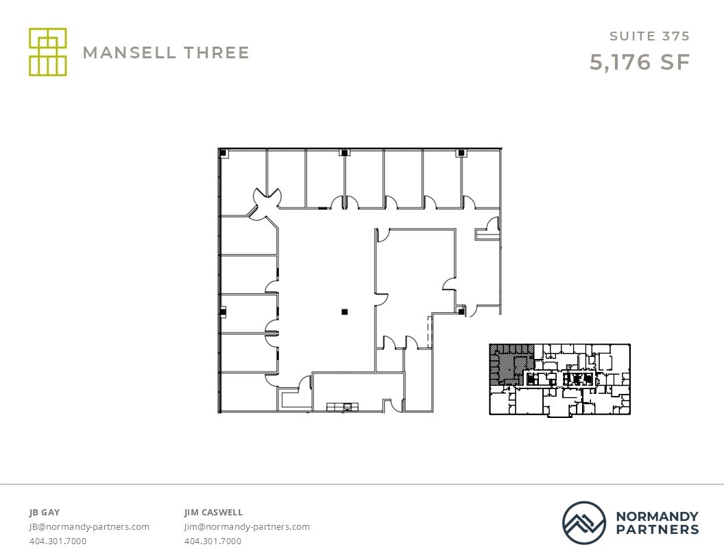 3600 Mansell Rd, Alpharetta, GA for lease Floor Plan- Image 1 of 1