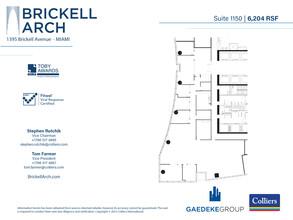 1395 Brickell Ave, Miami, FL for lease Floor Plan- Image 1 of 3