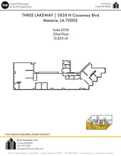 3900 N Causeway Blvd, Metairie, LA for lease Site Plan- Image 1 of 1