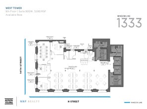 1333 H St NW, Washington, DC for lease Floor Plan- Image 1 of 8