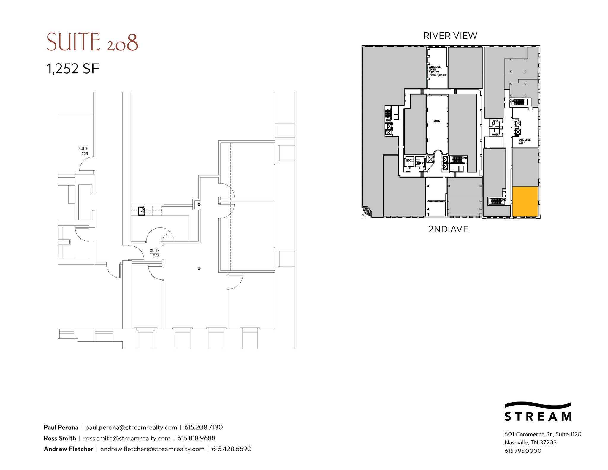 214 2nd Ave N, Nashville, TN for lease Floor Plan- Image 1 of 1