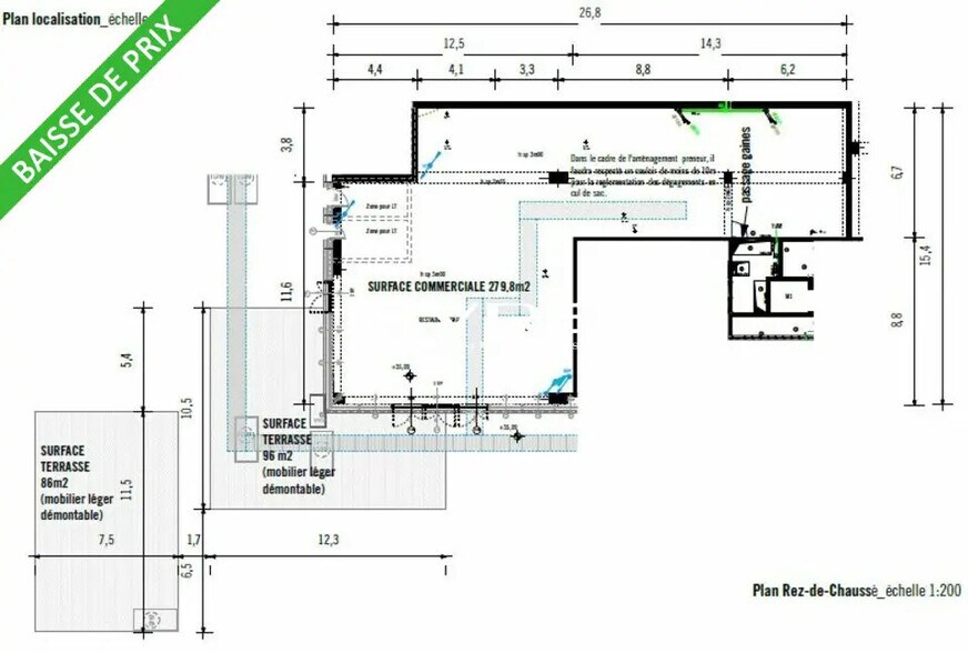 Retail in La Ciotat for sale - Floor Plan - Image 3 of 4